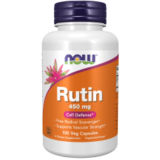 Rutin 450mg 100 Veg Caps, Now Foods - Veg Caps