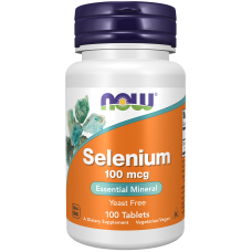 Selenium 100mcg 100 Tabs, NOW Foods - Tab