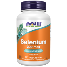 Selenium 200mcg 180 Caps, NOW Foods - caps