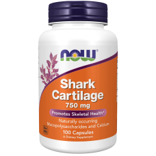 Shark Cartilage 750mg 100 Caps, NOW Foods - Softgels