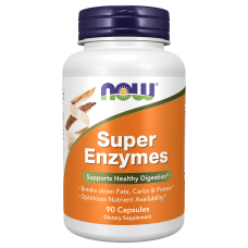 Super Enzymes 90 Caps, NOW Foods - Caps