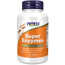 Super Enzymes 90 Tabs, NOW Foods - Tabs