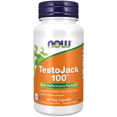 TestoJack 100 60 Caps, NOW Foods - caps