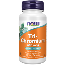 Tri-Chromium 500mcg 90 Veg Caps, NOW Foods - Veg Caps
