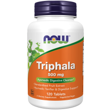 Triphala 500mg 120 Tabs, NOW Foods - Tabs
