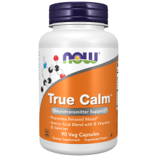 True Calm Neurotransmitter Support 90 Veg Caps, NOW Foods - Caps