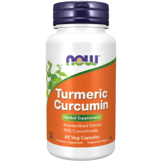 Turmeric Curcumin 60 Veg Caps, NOW Foods - Veg Caps