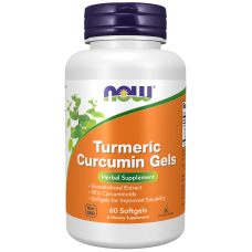Turmeric Curcumin Gels 60 Softgels, NOW Foods - Softgels