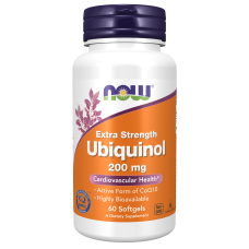 Ubiquinol CoQ10 200mg 60 Softgels, NOW Foods - Softgels