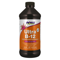 Ultra B-12 473ml, NOW Foods - Unflavored