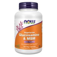 Vegetarian Glucosamine & MSM 120 Veg Caps, NOW Foods - caps