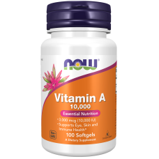 Vitamin A 10000iu 100 Softgels, NOW Foods - softgels