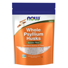 Whole Psyllium Husk Powder 454g, NOW Foods - Pure