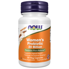 Womens Probiotic 20 Billion 50 Veg Caps, NOW Foods - Veg Caps