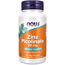 Zinc Picolinate 50mg 120 Caps, NOW Foods - caps