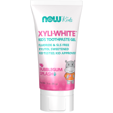 Зубная Паста Kids XyliWhite 85g, NOW Foods - Bubble Gum