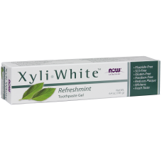 Зубная Паста XyliWhite Refreshmint Toothpaste Gel 181g, NOW Foods - Mint