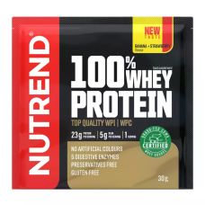 100% Whey Protein 1 Serving 30g, Nutrend - Banana Strawberry
