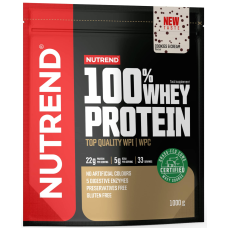 100% Whey Protein 1000g, Nutrend - Banana Strawberry