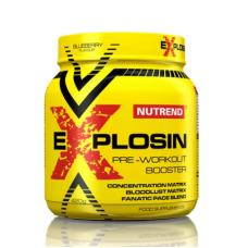 eXplosin Pre-Workout Booster 420g, NUTREND - Blueberry
