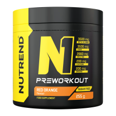 N1 Preworkout 255g, NUTREND - Red Orange