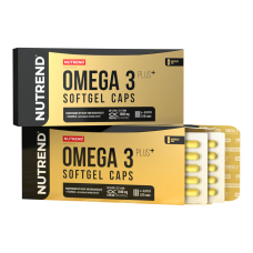 Omega 3 Plus Vitamin D 120 Softgels, NUTREND - Softgels
