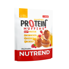 Protein Muffins 520g, Nutrend - Vanilla with Raspberries