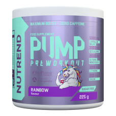 PUMP Pre-Workout 225g, NUTREND - Rainbow