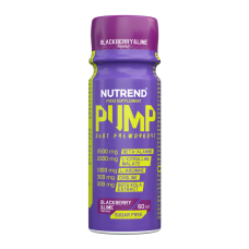PUMP Pre-Workout Shot 60ml, NUTREND - Blackberry Lime