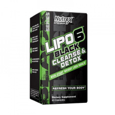 Lipo-6 Black Cleanse and Detox 60 Caps, Nutrex - caps