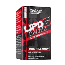 Lipo-6 Black Ultra Concentrate 30 Caps, Nutrex - caps