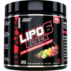 Lipo-6 Black Ultra Concentrate Powder 30 Servings, Nutrex - Blue Raspberry