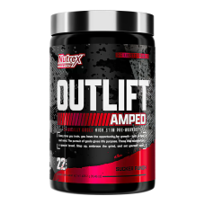 Outlift Amped Pre-Workout 22 Servings, Nutrex - Blueberry Lemonade