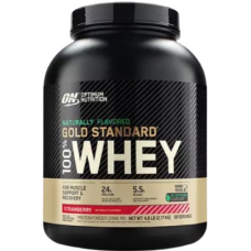 Naturally 100% Whey Gold Standard 2270g, Optimum Nutrition - Strawberry