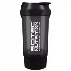 Шейкер 2-х комп. 500ml, Scitec Nutrition - Черный