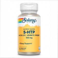 5-HTP with St.Johns Wort 100mg 30 Veg Caps, Solaray - Veg Caps