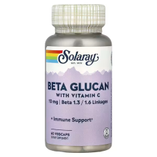 Beta Glucan With Vitamin C 60 Veg Caps, Solaray - Veg Caps