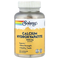 Calcium Hydroxyapatite 1000mg 120 Caps, Solaray - Caps