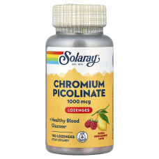 Chromium Picolinate 1000mcg 100 Lozenges, Solaray - Lozenges