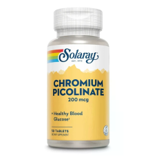 Chromium Picolinate 200mcg 50 Tabs, Solaray - Tabs