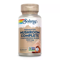Fermented Mushroom Complete 1200mg 60 Veg Caps, Solaray - caps