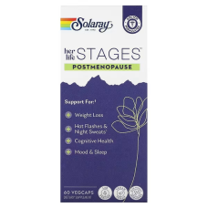 Her Life Stages Postmenopause 60 Veg Caps, Solaray - Veg Caps
