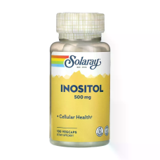 Inositol 500mg 100 Veg Caps, Solaray - Veg Caps