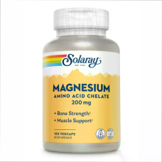 Magnesium 200mg 100 Veg Caps, Solaray - Veg Cas