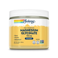 Magnesium Glycinate Powder 179g, Solaray - Pure