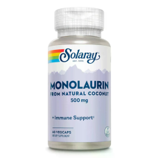 Monolaurin 500mg 60 Veg Caps, Solaray - Veg Caps