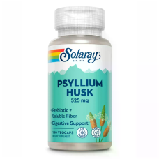 Psyllium Husk 525mg 100 Veg Caps, Solaray - Veg Caps