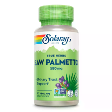 Saw Palmetto 580mg 50 Veg Caps, Solaray - Caps