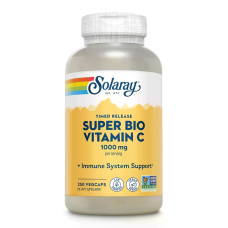 Super Bio Vitamin C 1000mg 250 Veg Caps, Solaray - Veg Caps
