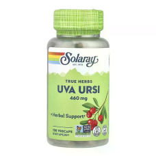 True Herbs Uva Ursi 460mg 100 Veg Caps, Solaray - Veg Caps